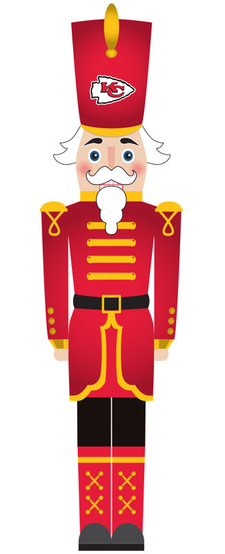 Kansas City Chiefs 46" Nutcracker Leaner