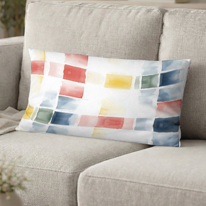 Coussin French French, H 12 po x l 20 po
