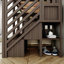 Lit superposé simple au-dessus de simple en bois massif avec lit gigogne Northfield-820252210