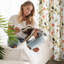 Ageet Semi Sheer Curtains Single Panel-2099767856