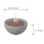 Round Concrete Smokeless Fire Pit-1762224243