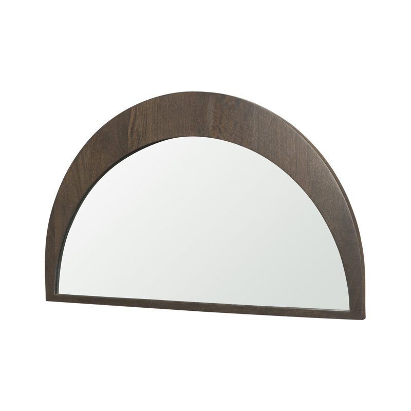 Miroir décoratif biseauté Vixe, Brun foncé, 22,3 po x 36 po
