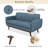Travarious 65.4'' Square Arm Sofa Loveseat-684572279