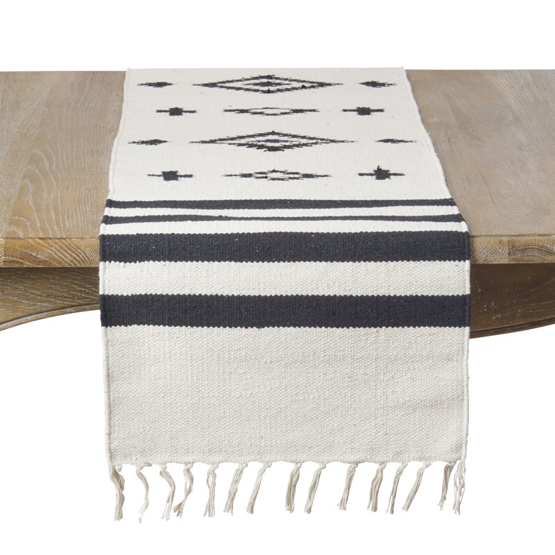 Chemin de table à motif géométrique Southwestern, Geometric/Striped