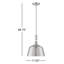 Luminaire suspendu en forme de dôme à intensité variable 1 lumière Hempstead -841952291