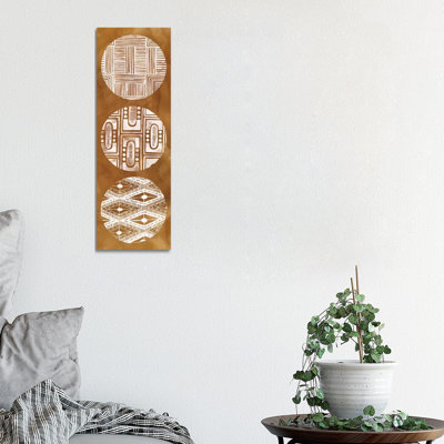 Tribal Pattern II by Grace Popp - Wrapped Canvas Panoramic Painting
