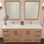 Meuble-lavabo double 71,1 po avec plateau en acrylique Victoria-98195074