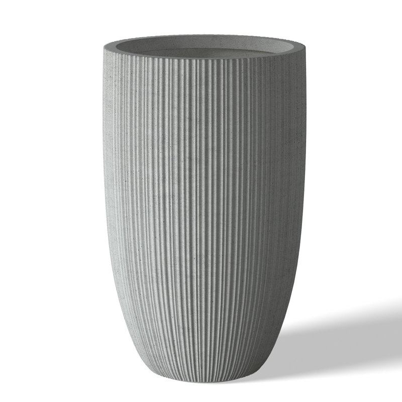 Derron Handmade Pot Planter, Stone Finish