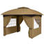 Gazebo with Outdoor Space, pairing combining 11 x 11 ft with Metal Frame and Polyester, Beige