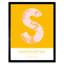 Southampton Yellow - Single Picture Frame Typography