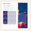 Papier peint abstrait flamants roses-1848466610
