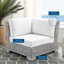 Chaise de coin d'extérieur Conway Sunbrella-712126343