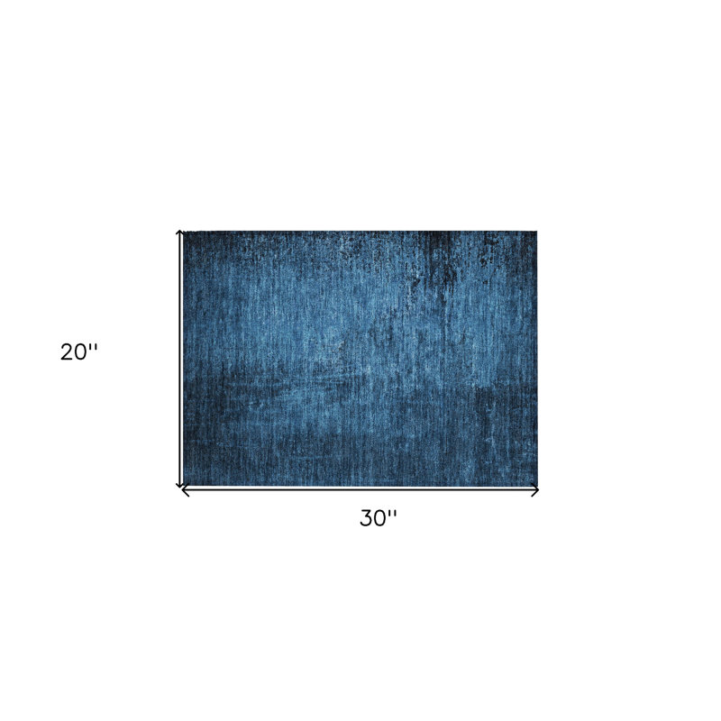 Tapis extérieur bleu marine antidérapant lavable et antidérapant