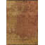Rapture Abstract Area Rug in Orange-2046287393