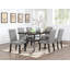 Table de salle à manger rectangulaire avec étagère de rangement, table de cuisine