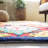 Blossom Hand Tufted Wool/Cotton Oriental Rug in Yellow/Red/Blue-164605150