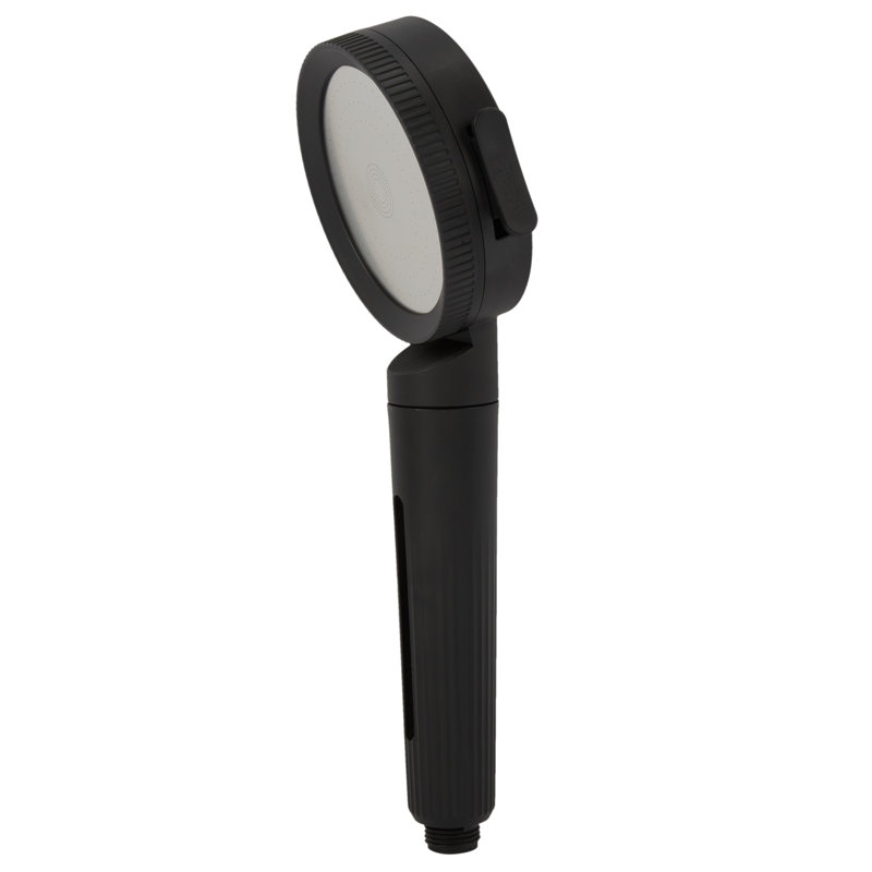 Bath Bliss 4 Function Monsoon Filtering Shower Head In Matte Black