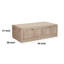Table basse Kizie, tiroirs, roulettes, 54 po-112302908
