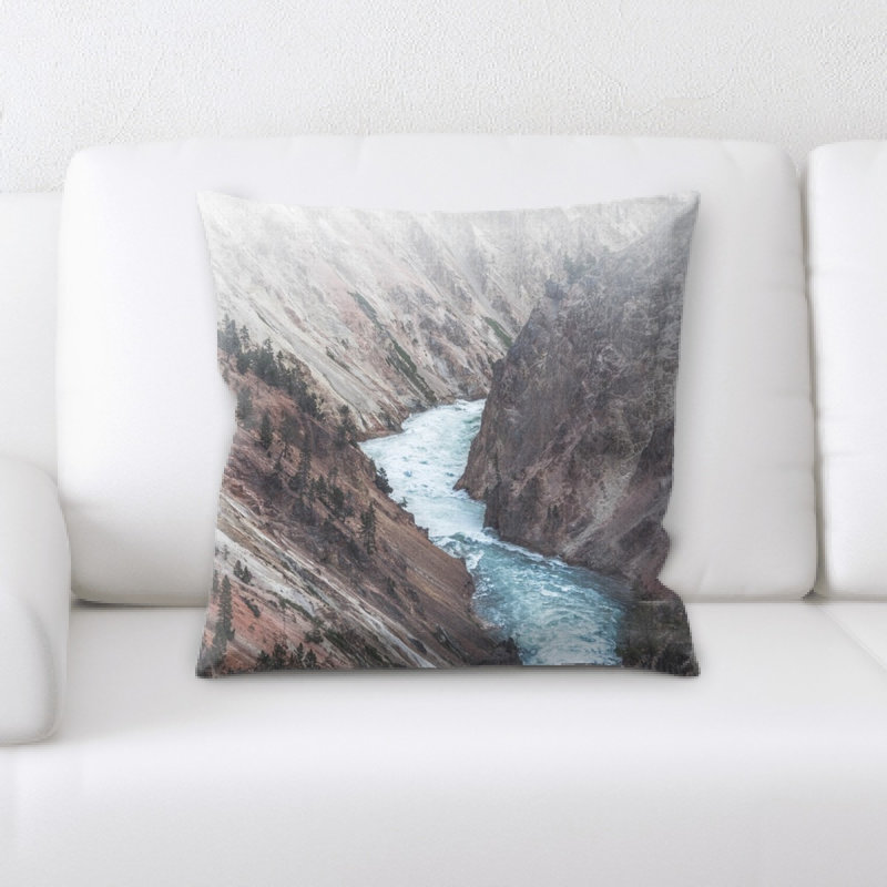 Microsuede Reversible Throw Pillow