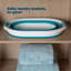 Plastic Laundry Basket with Handles