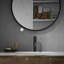 Robinet de lavabo de salle de bain moderne - noir avec fabrication en laiton et cartouche en céramique pour la longévité dans les salles d'eau classiques