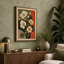 Study in Terracotta Botanical 1 Piece Wrapped Canvas Wall Art-1664971033-1664971039