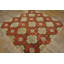 Antique American Hooked Rug America Geometric Hand-Woven