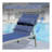 Patio Chaise Lounge Set Of 3, Aluminum Pool Lounge Chairs With Side Table, Outdoor Adjustable Recliner All Weather For Poolside, Beach, Yard, Balcony (Navy Blue)-1274422385