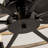 Cantin 30.3" Classic Black Caged Farmhouse Ceiling Fan With Light Kit and Remote Controll