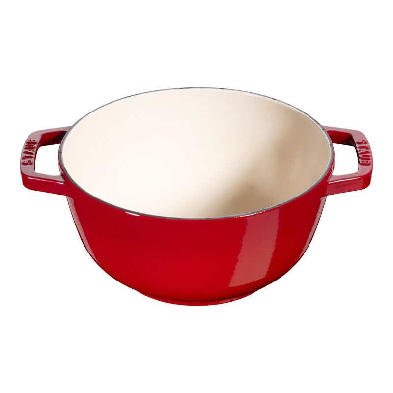 Service à fondue de 20 cm, cerises