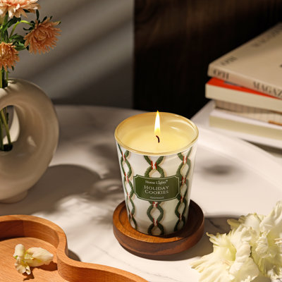 Holiday Cookies | Homelights 1-Wick -6.7Oz Soy Wax-40+Hours Long-Lasting Scented Candles
