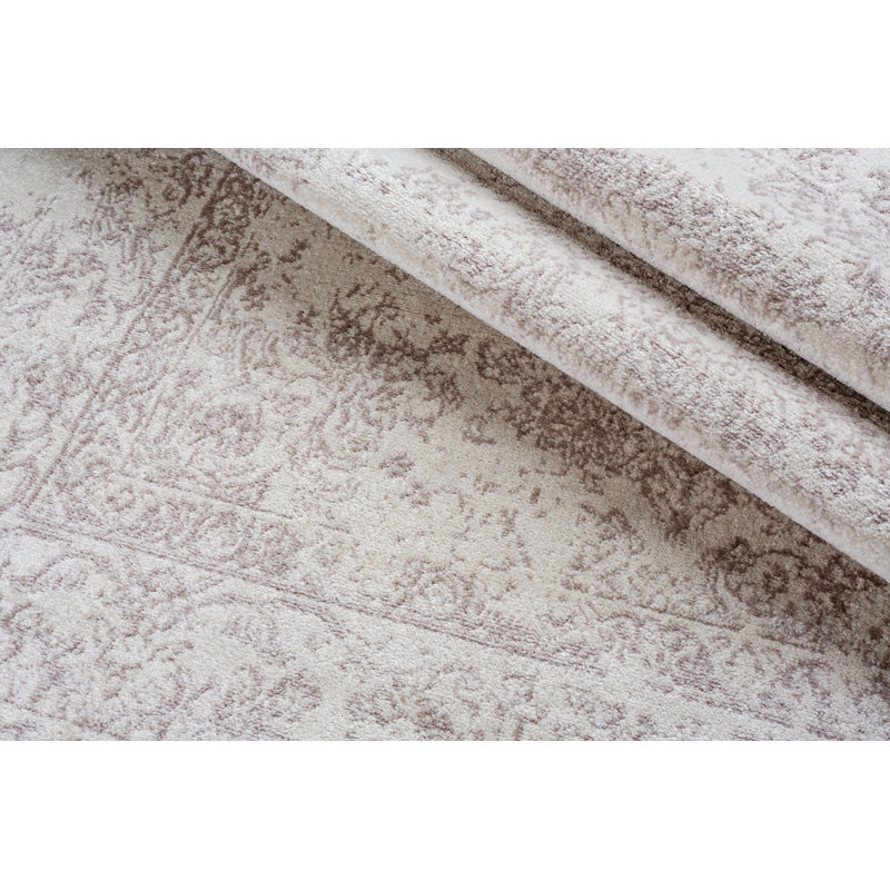 Tapis gris Grisham, Rectangle 2 pi 7 po x 4 pi 11 po