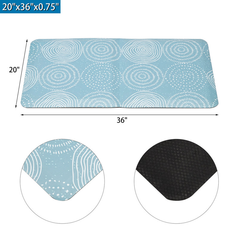 Tapis anti-fatigue Englevale, Rectangle 1 pi 8 po x 3 pi