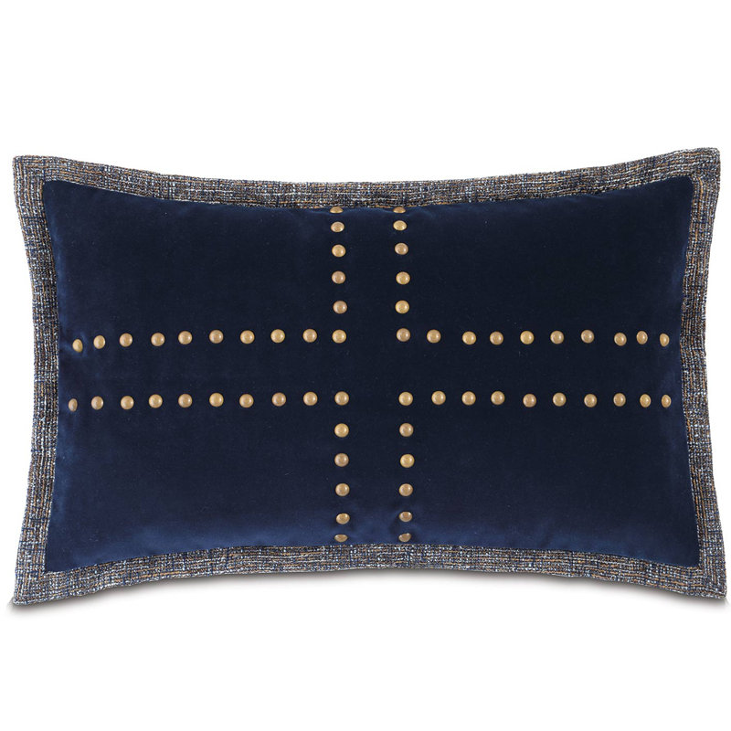 Coussin rectangulaire en coton Edward, Bas