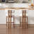Upholstered Stool With Solid Wood Frame-1150270787