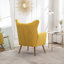 Fauteuil d'appoint capitonné à boutons