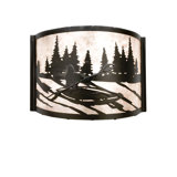 Rustic Lodge 1 - Light Flush Mounted Sconce