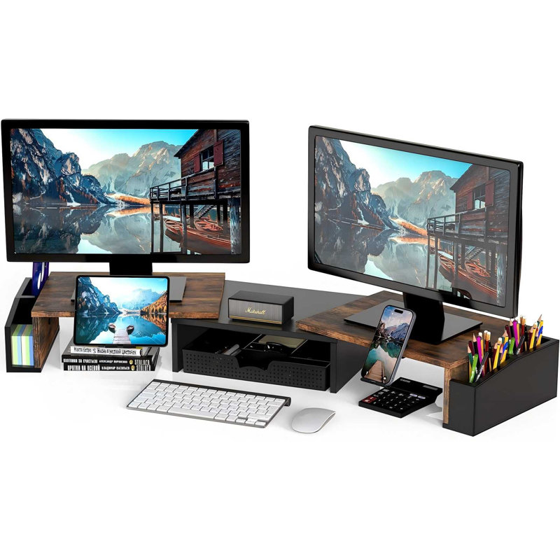 Support de bureau pour écran double