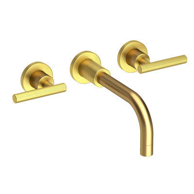 East Linear Wall Mount Bathroom Faucet