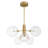 Oshri 6-Light Chandelier in Natural Brass-122570614
