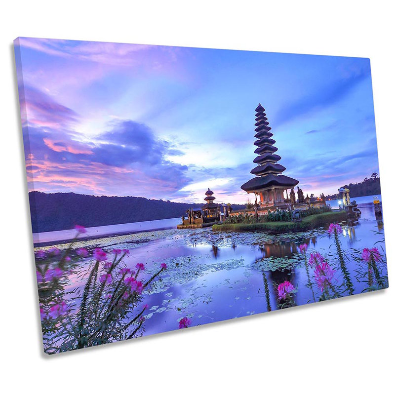 Bali Temple Indonesia Framed - Wrapped Canvas Print, 30.5cm H x 45.7cm W x 2cm D