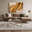 Art mural sur toile dégradé abstrait beige-120549144