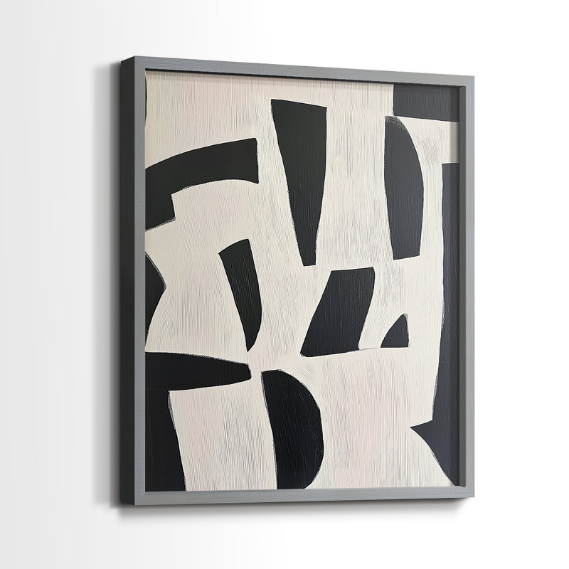 "ABSTRACT Series DCII" par J Paul, H 11 po x l 9 po, Gris
