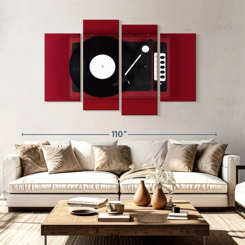 Abarca Red Turntable, 54" H x 84" W