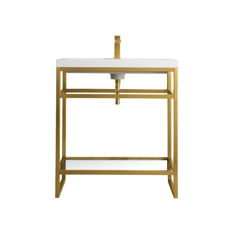 Boston 31.5'' W Single Vanity, Radiant Gold