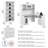 Shelonda 4 Piece Computer Desk Office Set-1768785927