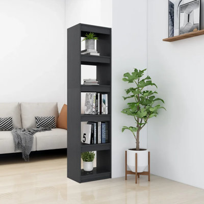 Jamarkis 167.5cm H x 40cm W Solid Wood Standard Bookcase