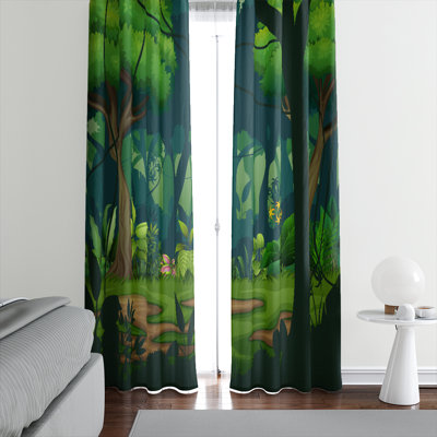 Semi Sheer Curtain Pair