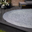 Reeva Small Handwoven Round Indoor/Outdoor Rug in Blue-69995787