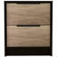 Table de chevet 2 tiroirs Pine